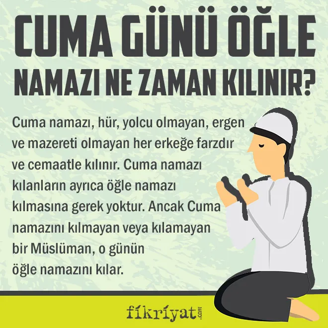 Cuma Namazı Hakkında Cuma Saati Sık Sorulan Sorular