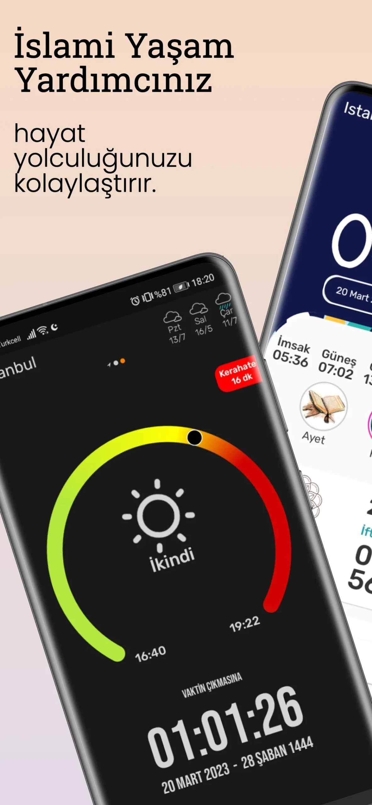 ikindi ezan vakti ile ikindi namaz saati aynı mı?