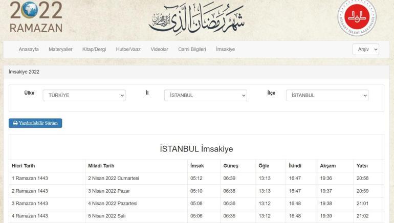Ramazan başlangıç zamanları: 2 Nisan imsak vaktiyle sahur saati nasıl netleştirilir?